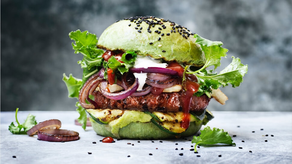 Veganer Burger