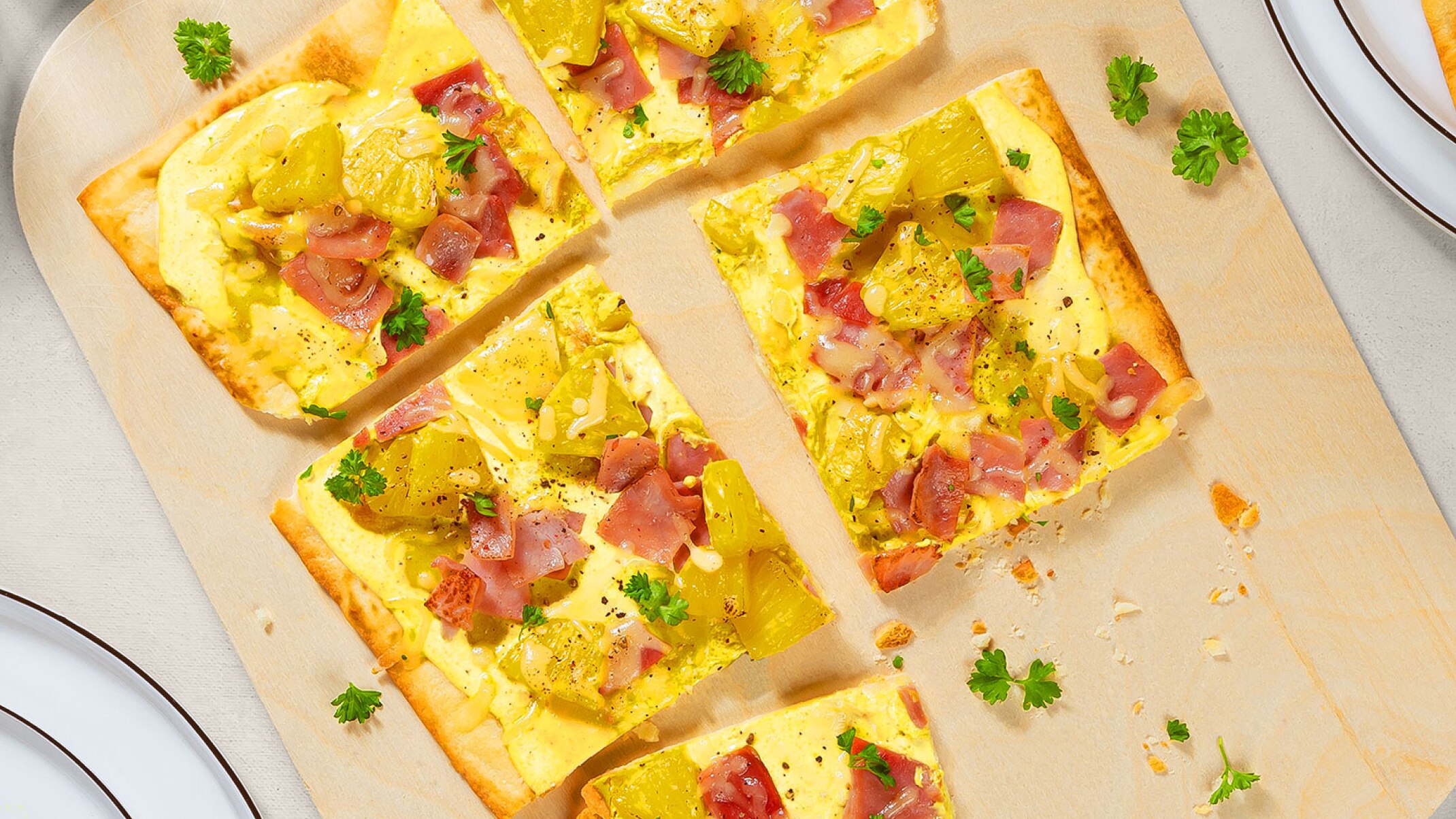 Flammkuchen „Hawaii“