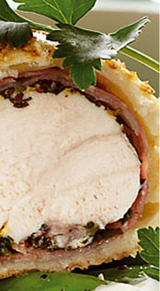 Pouletbrüstchen in Blätterteig