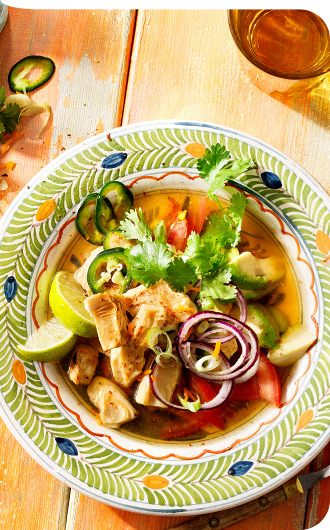 Mexikanische Limettensuppe