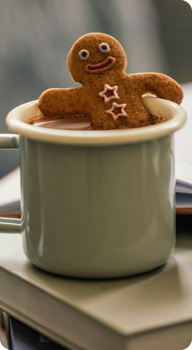 Lebkuchen in Tasse