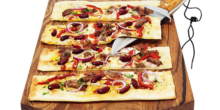 Howdy, chère tarte flambée "Texas" !