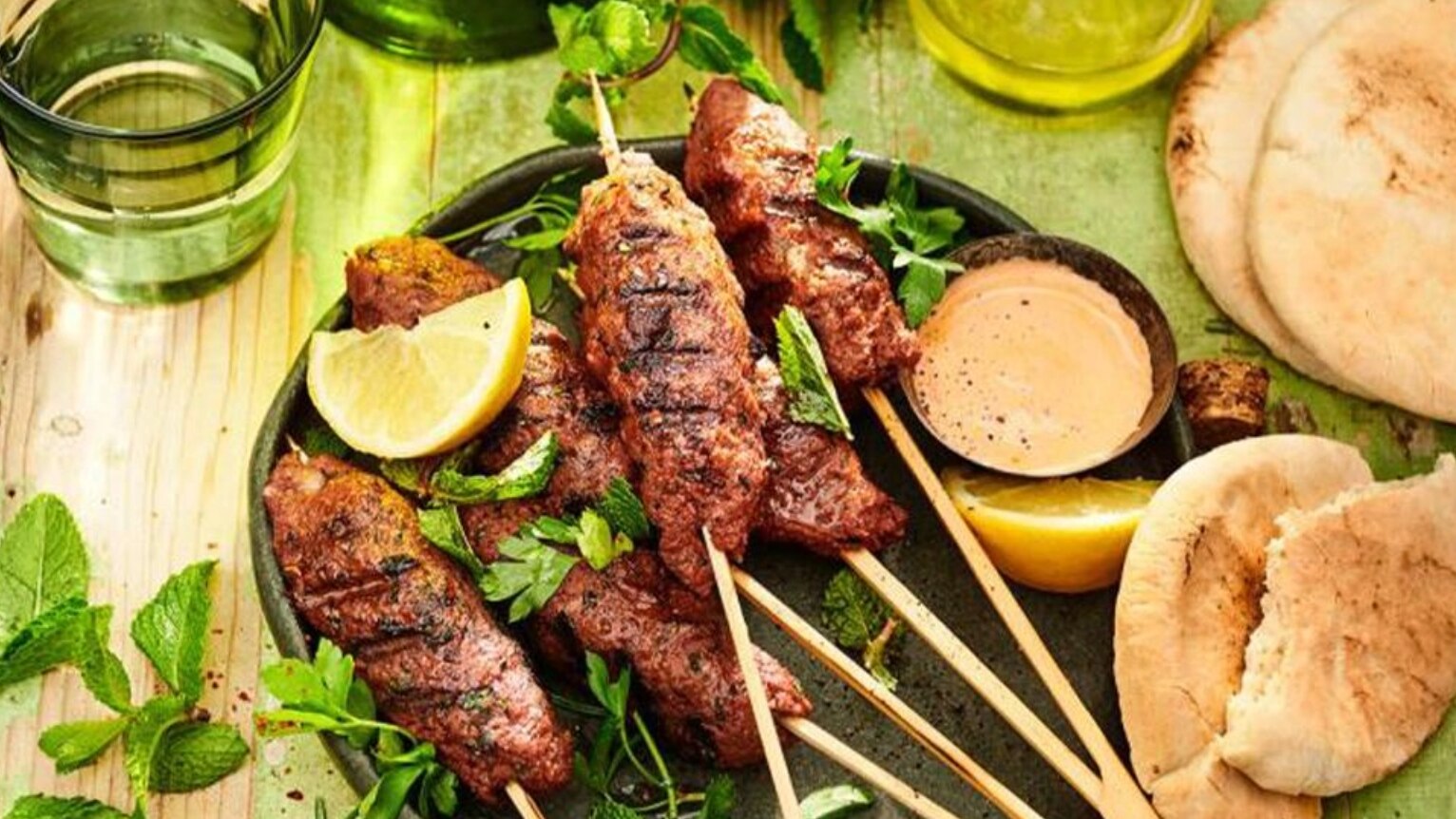 Brochettes_Kofta_à_la_marocaine