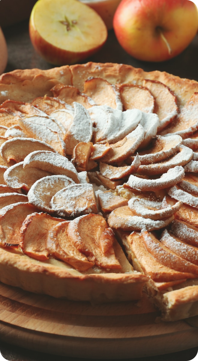 Apfelwähe Amaretto