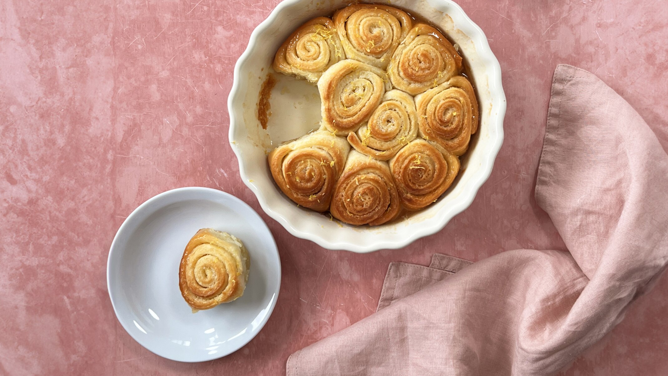 Roses pie