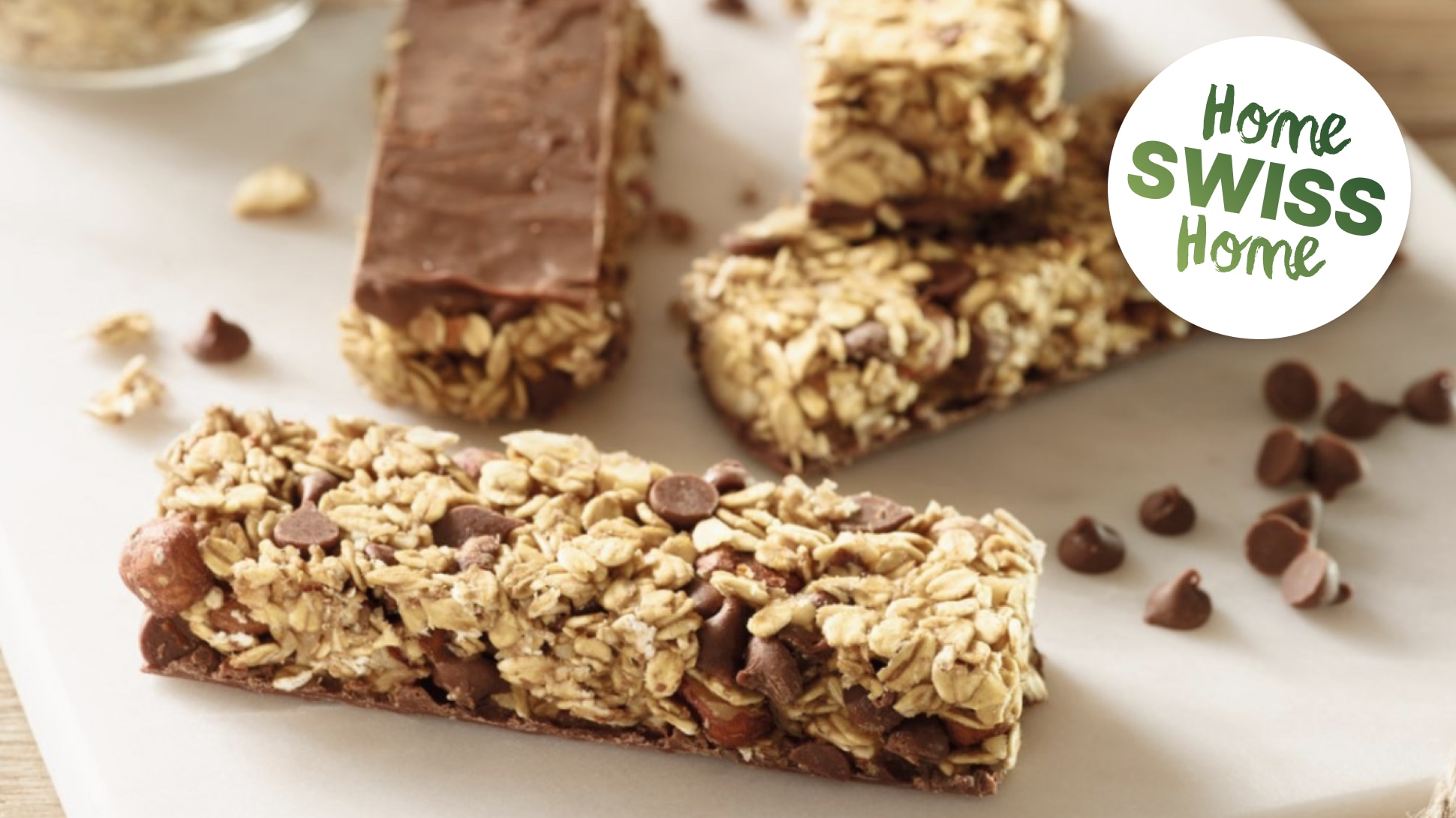 Schoko-Haselnuss-Banane-Müsliriegel