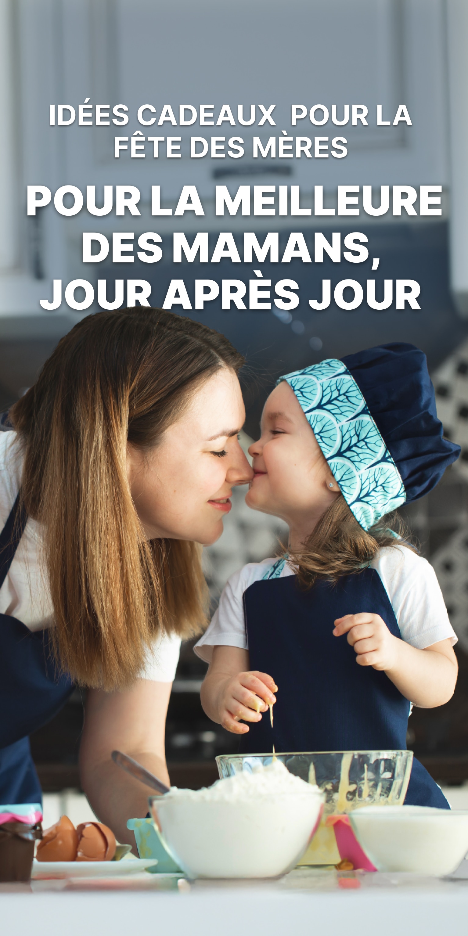 maman et enfant dans la cuisine