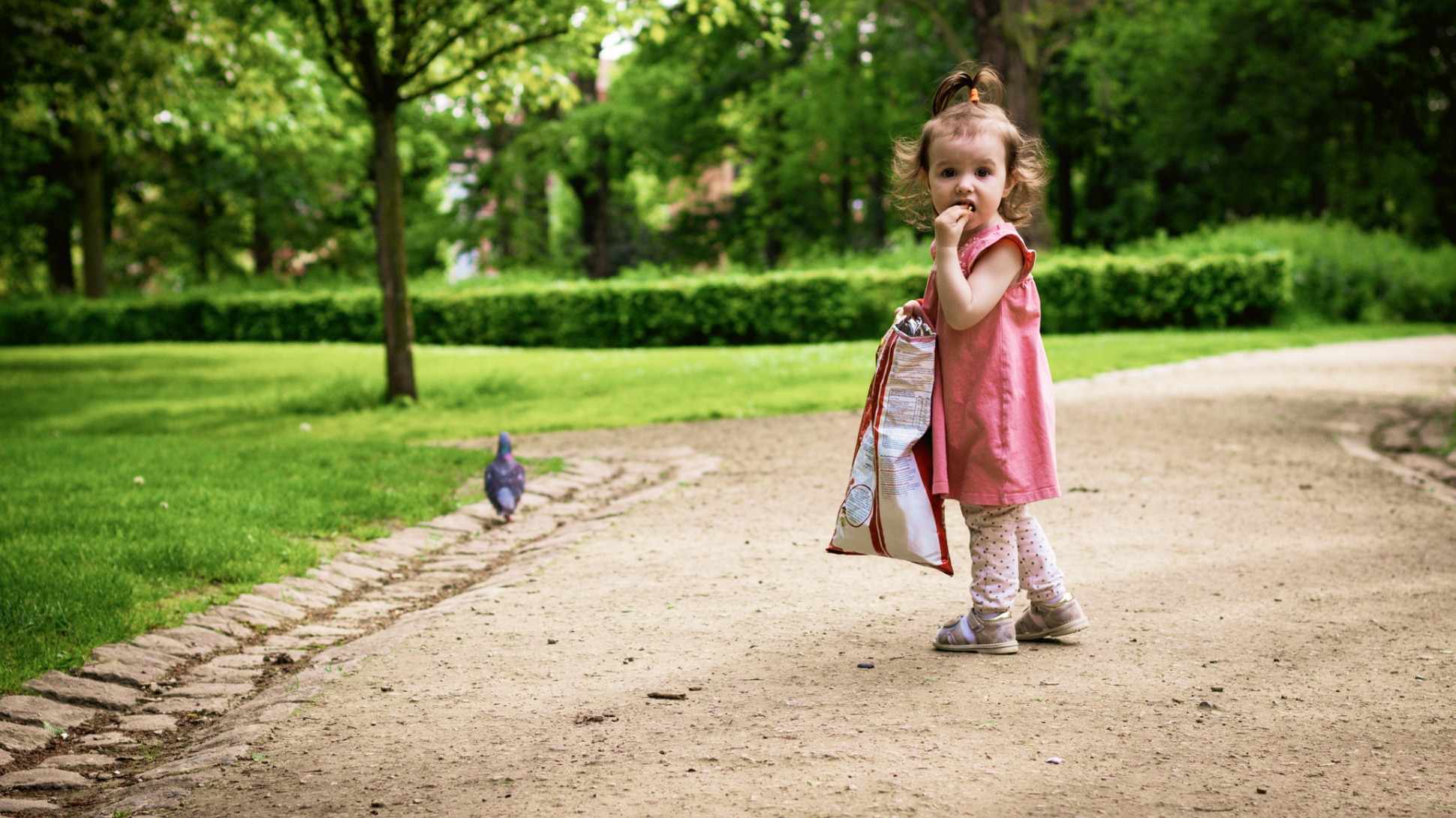 Kind im Park