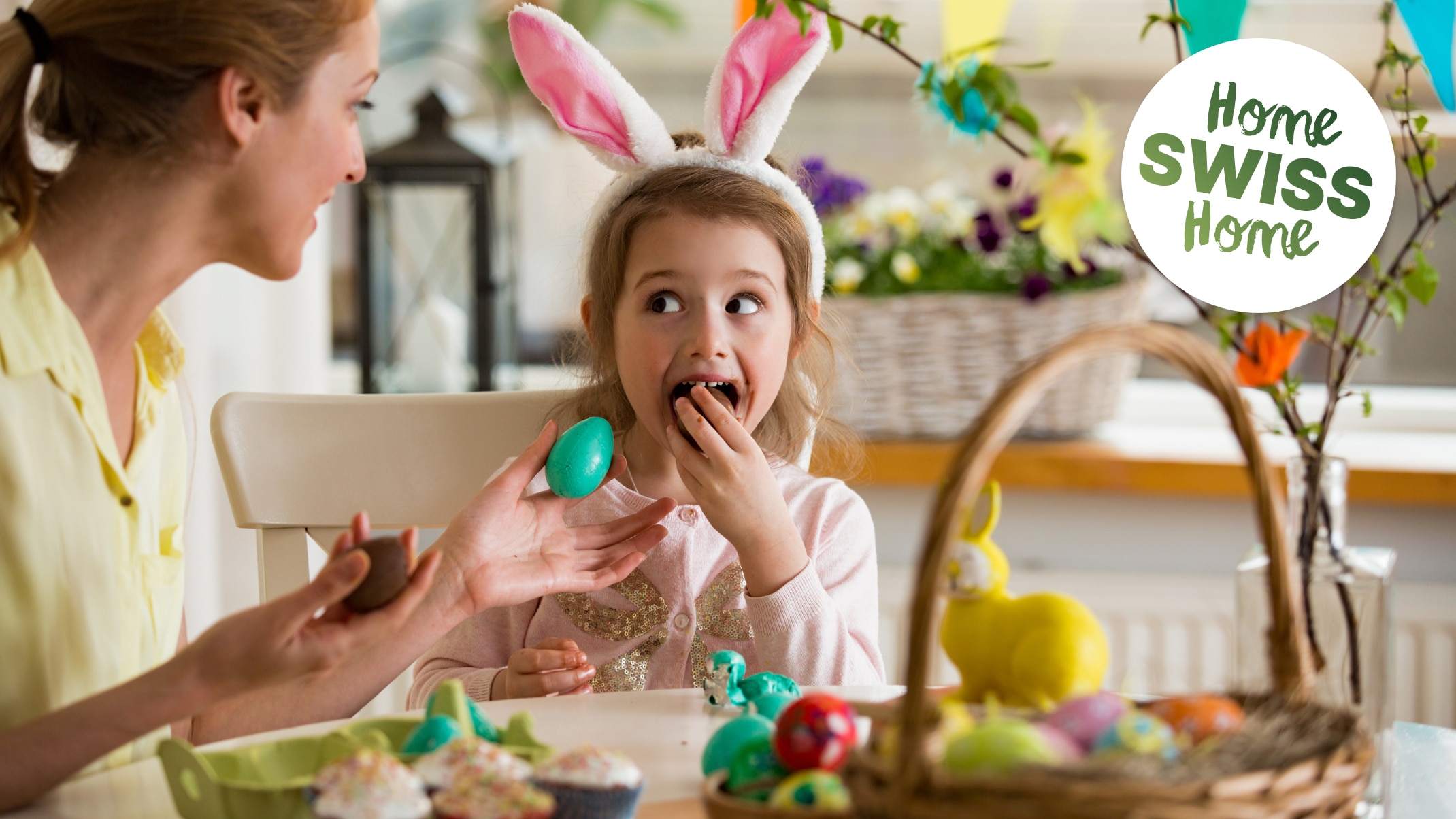 Ostern Mama und Kind
