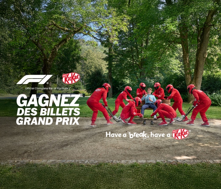 Kitkat Gagnez des billets grand prix
