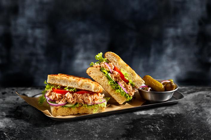 Focaccia Vuna Sandwich