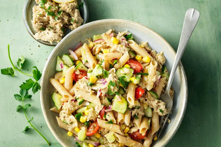 Salade de pâtes Vuna végétalienne