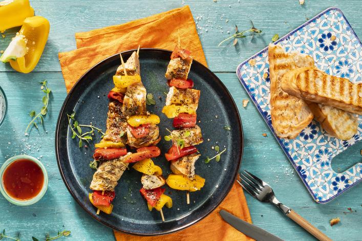 Des brochettes à tomber par terre!