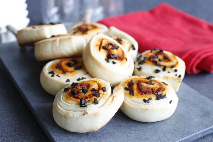 Gerollte Pizza Gerollte Pizza