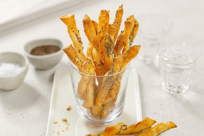 Blätterteigstangen Blätterteigstangen