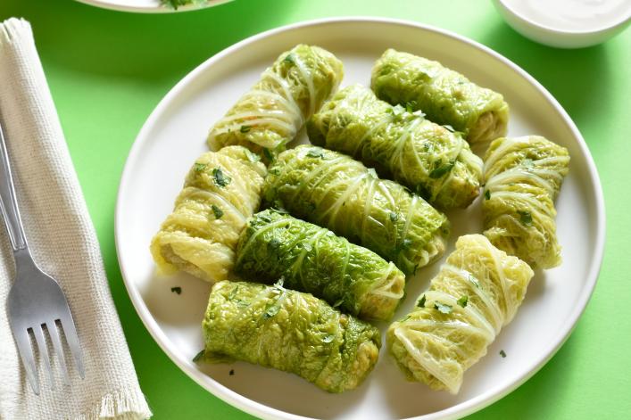 Choux farcis à la viande hachée