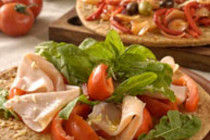 Pizza épinards  et chèvre frais