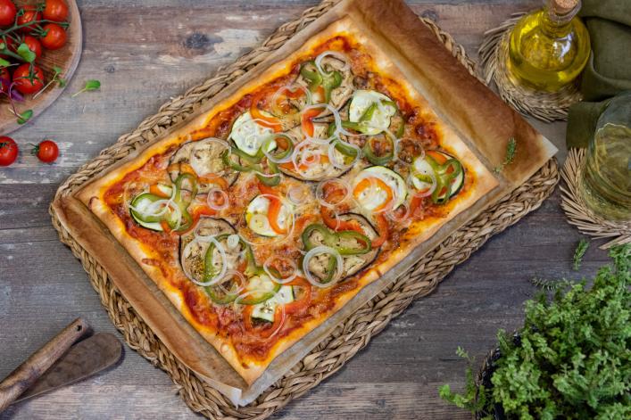 pizza aux légumes PLAT PRINCIPAL