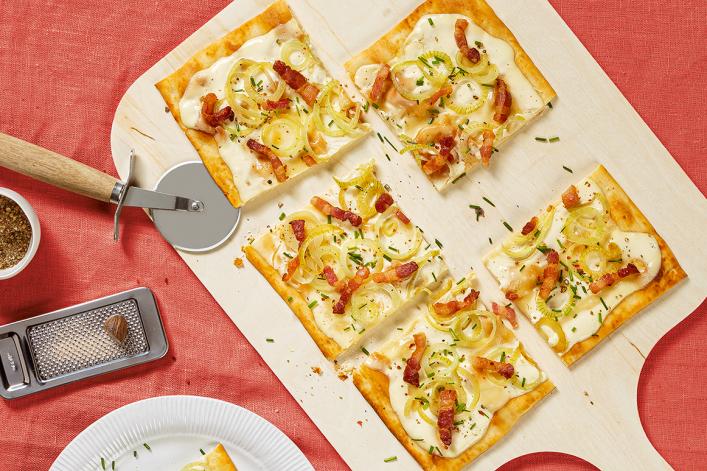 Tarte flambée alsacienne