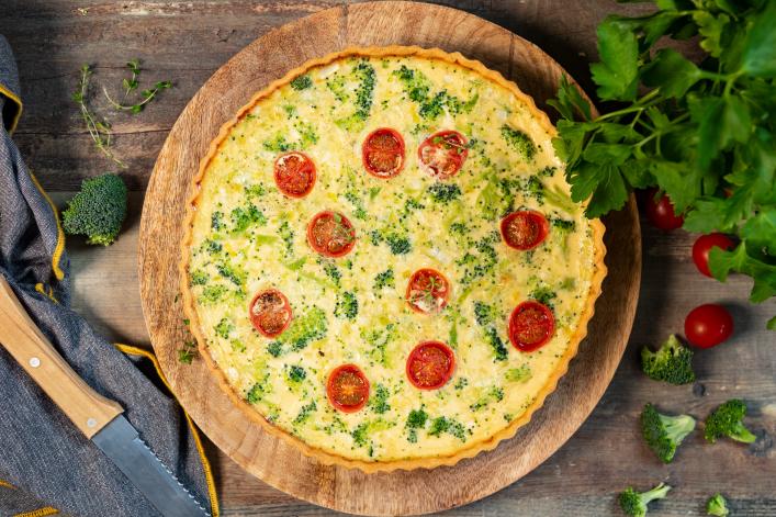 quiche au brocoli PLAT PRINCIPAL