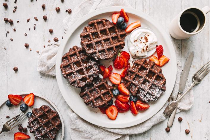 NESQUIK Chocolate Waffles
