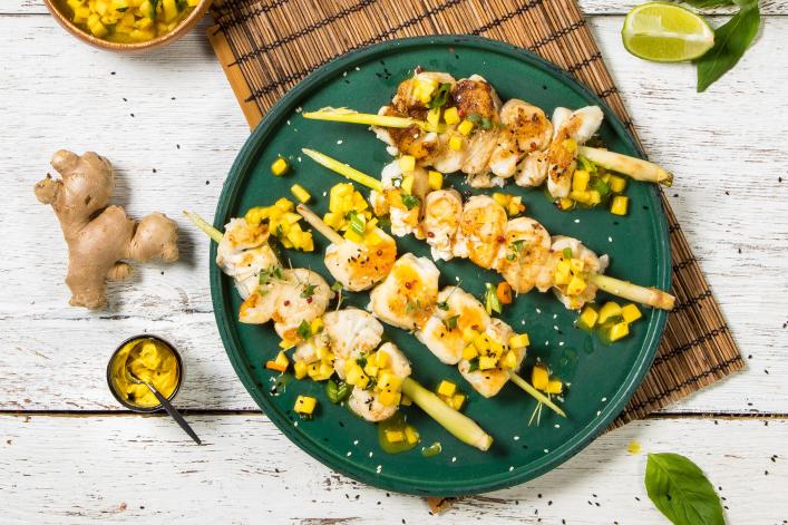 La fraîcheur en brochettes!