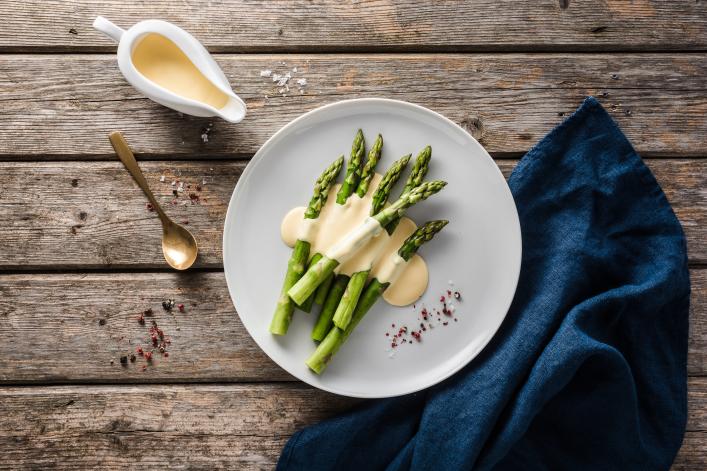 «Spargellondaise» à la THOMY «Spargellondaise» à la THOMY