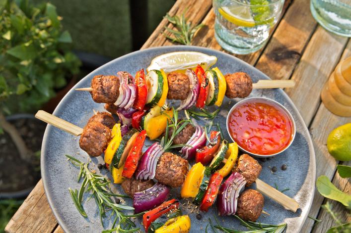 Brochettes Vegan Balls