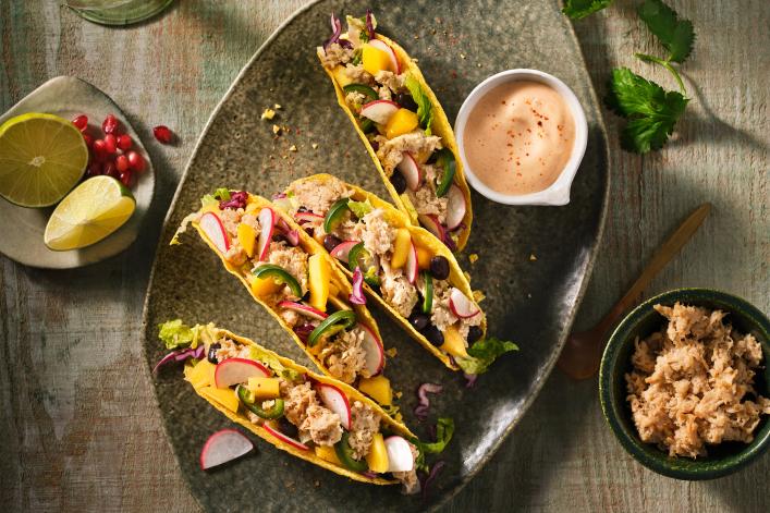 Vegan Valentine Tacos