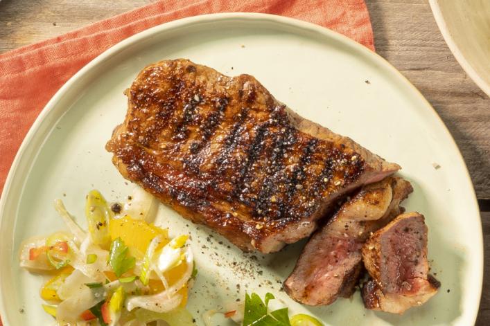 Rumsteaks à l'orange Rumsteaks à l'orange