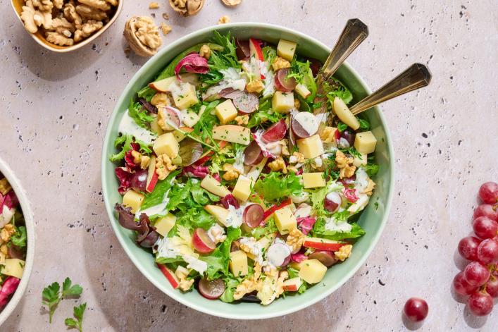 Herbstsalat mit THOMY French Herbs Salatsauce