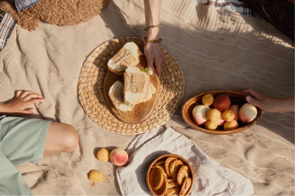 Picknick auf der Wiese