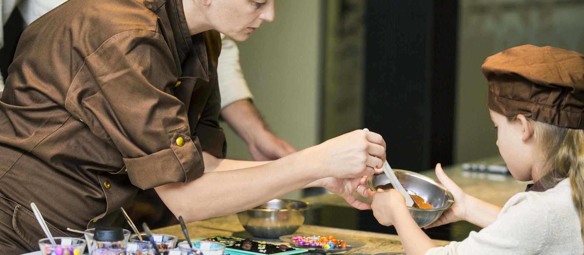 Schokoladen-Workshops im Maison Cailler