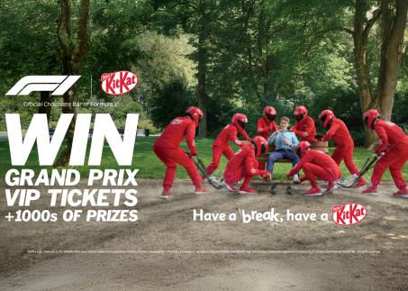 Gewinne Formel-1-Tickets mit KitKat