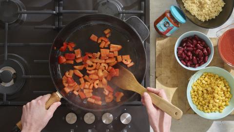 Chili sin Carne Schritt 1