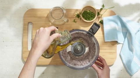 Schwarze Bohne Schritt 2