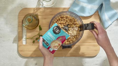 Hummusplatte Schritt 1