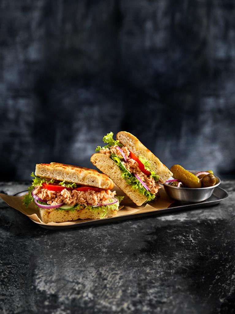 Focaccia Vuna Sandwich