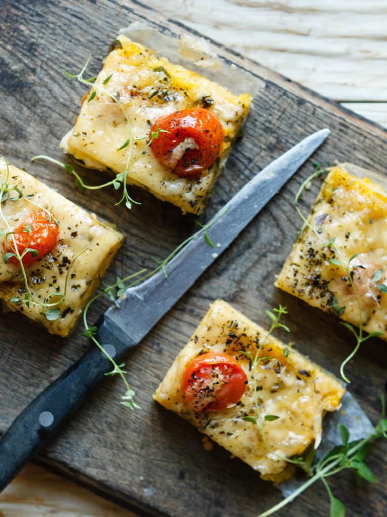 Tranche de polenta Tessinoise