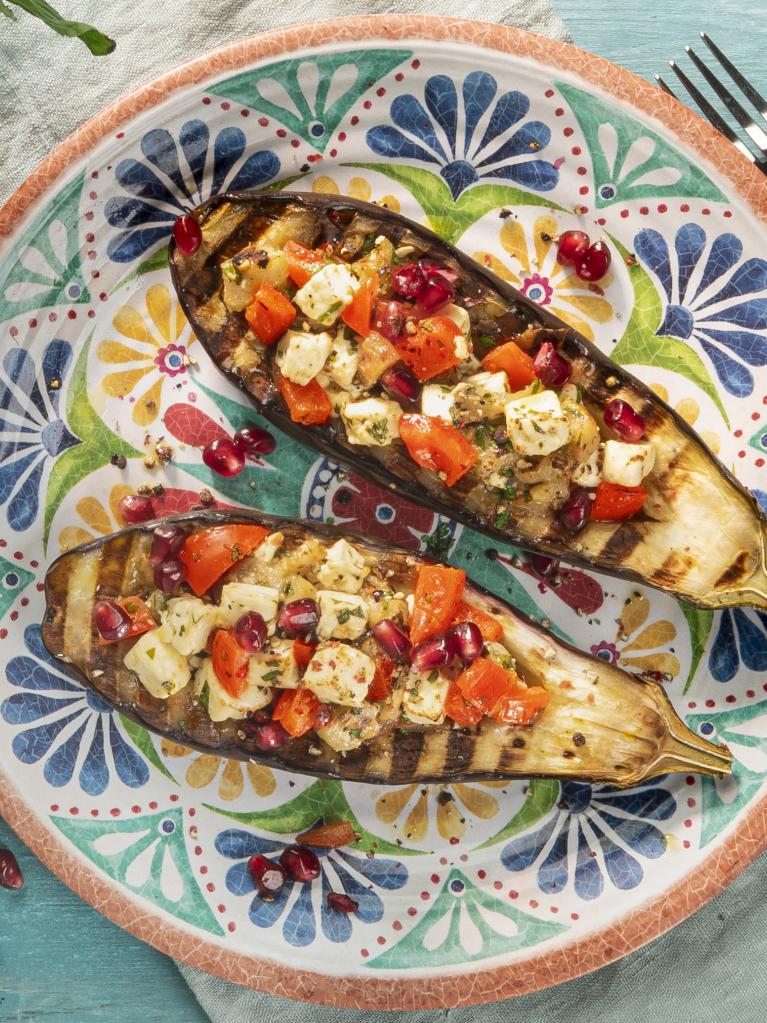 Aubergine and a Bottle