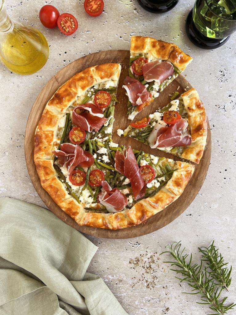 Galette aux asperges et au jambon PRINCIPAL VERTICAL