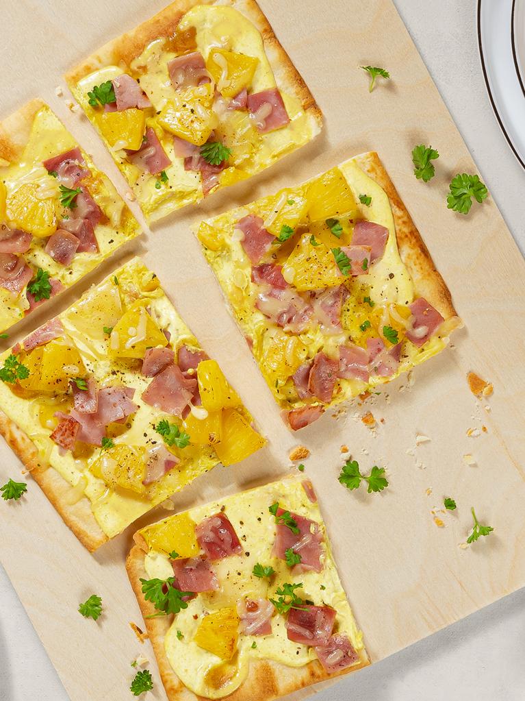 Tarte flambée Hawaï