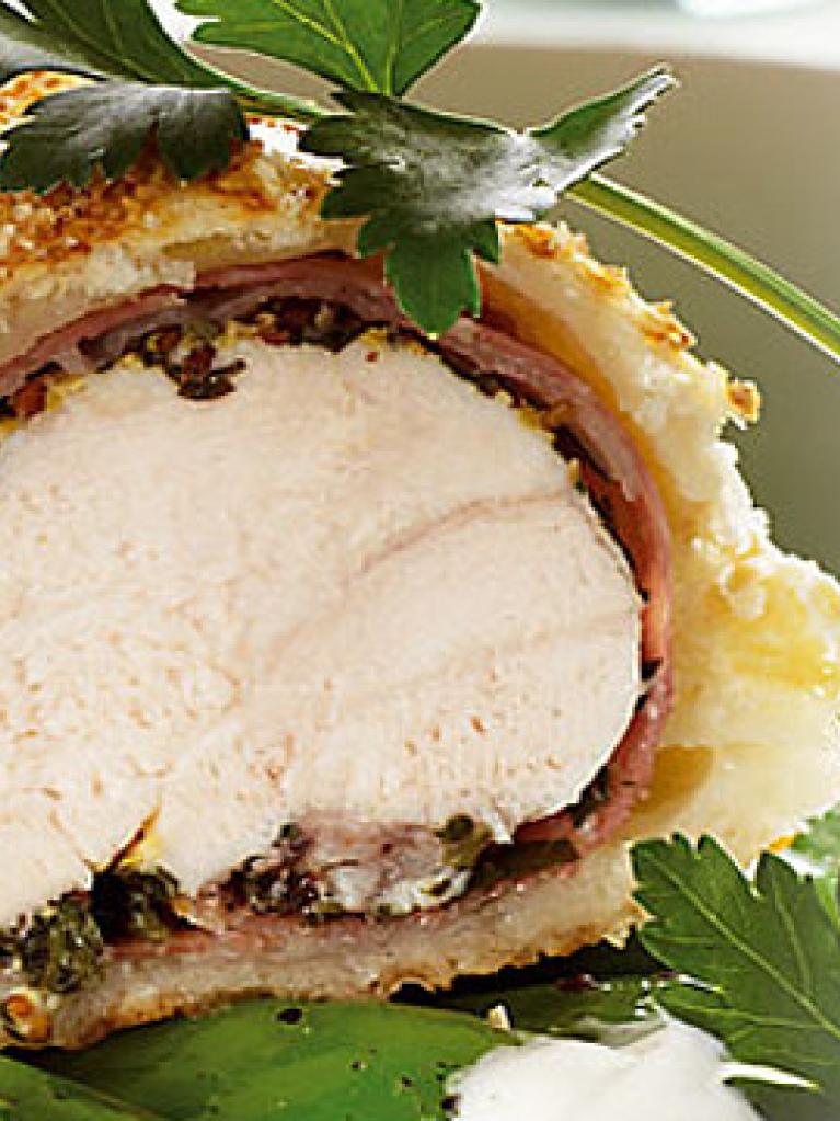 Pouletbrüstchen im Blätterteigmantel