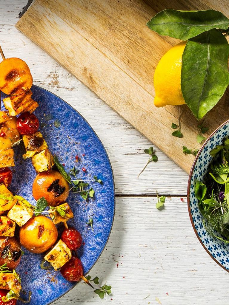 Prunes et légumes bien piqués