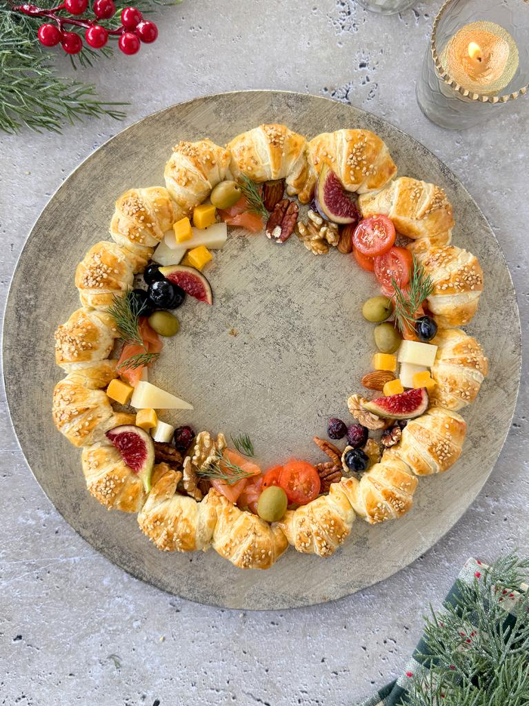 Couronne de croissants de Noël 9-16
