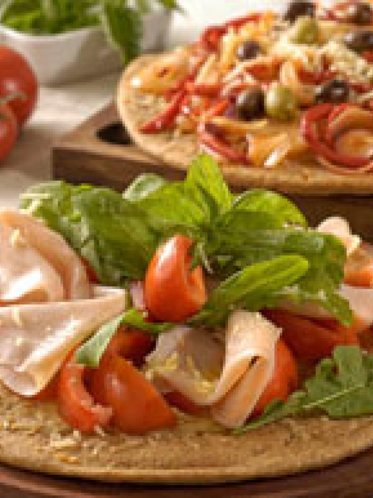 Pizza épinards  et chèvre frais