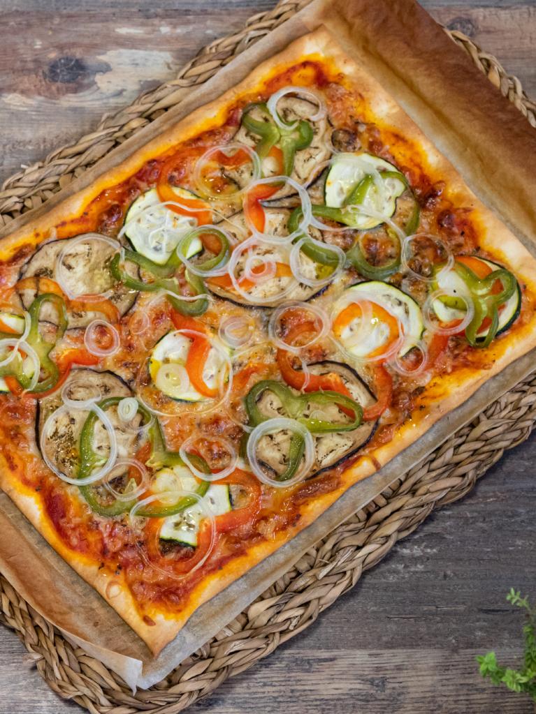 pizza aux légumes PLAT PRINCIPAL