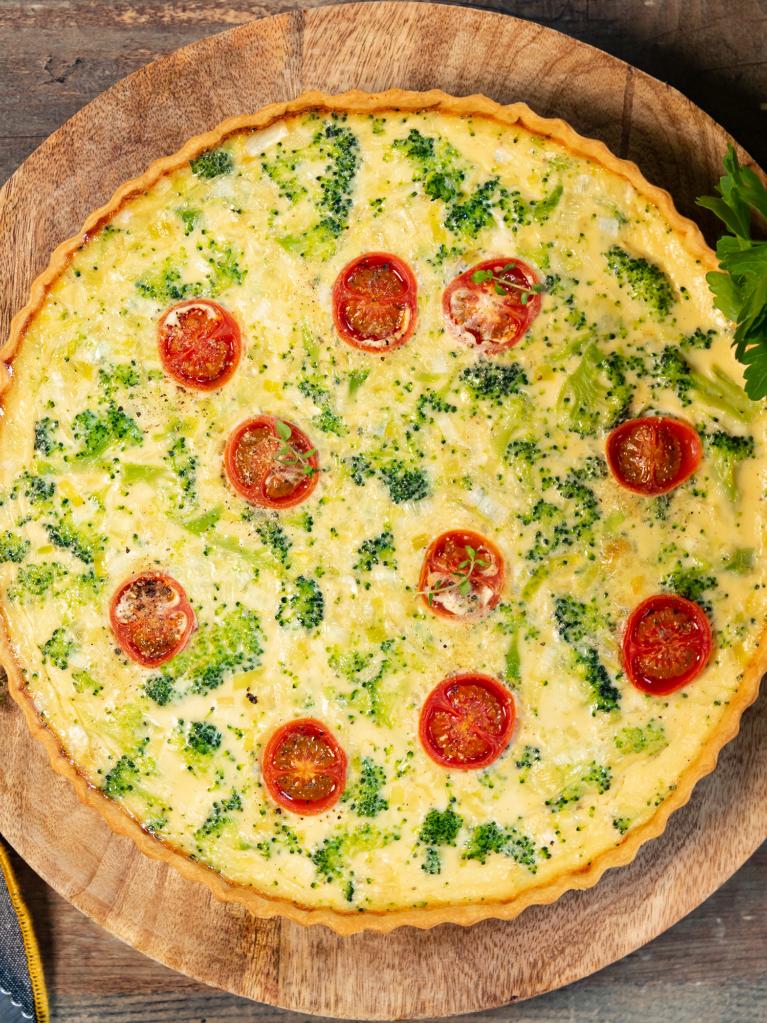 quiche au brocoli PLAT PRINCIPAL