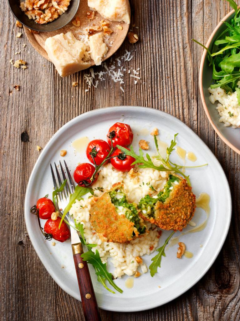 Spinach-Cheese Rondo Risotto