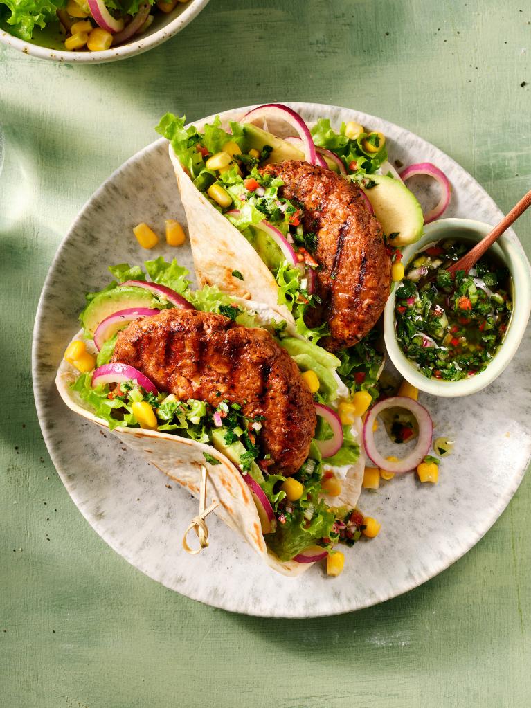 Sensational Flavored Burger Flatbread